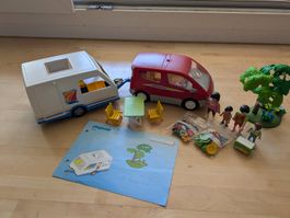 Playmobil: Auto mit Wohnwagen
