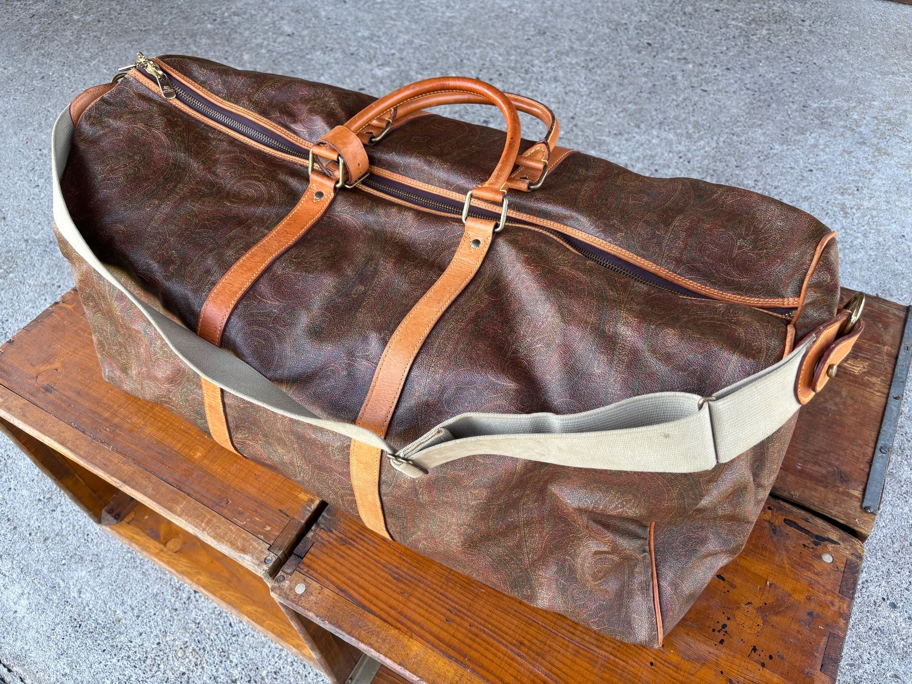 Etro Borse: schöne Vintage Etro Weekender Tasche – Usato da Feldbach venduto da Olive1 1