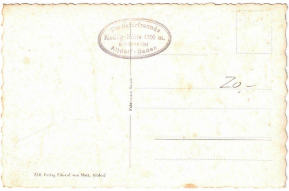 Cartes postales: Luftseilbahn Springen-Riedling – D'occasion à Binningen par Mountainrider 1