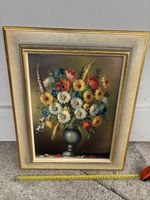 Blumenstillleben, Ölgemälde, Vintage, gerahmt, Top Deko!