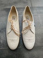 Elegante Elgg Halbschuhe, Gr. 37, Top neu beige
