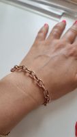 Panzerarmband Rosevergoldet 925, wie neu