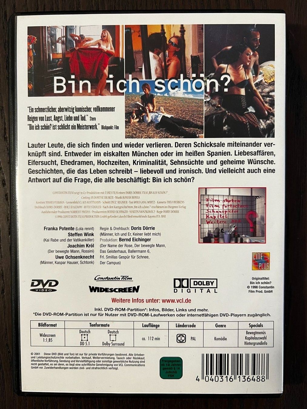Tutti i DVDs: Bin ich schön? – Usato da Zürich venduto da FilmFreunde 1