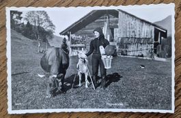 Paysanne avec vache et Ziege, BRB3.10.1939, Zensur/bewilligt