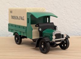 MODELLAUTO CORGI TOYS GLAS TROESCH BERN FIRMEN JUBILÄUM 1987