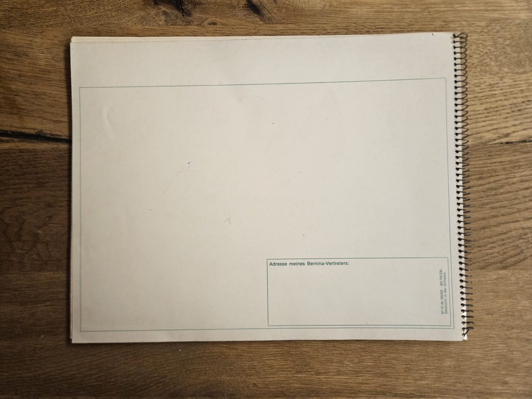 Bernina Documenti: Bernina 708 – Einstell- & Stichreferenzheft – Usato da Birr venduto da DisDas 2