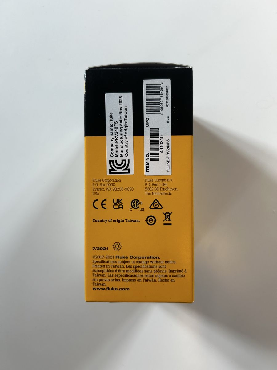 Fluke Misurare: FLUKE PRV240FDS/ Testeur de résistance. – Nuovo e nell'imballaggio originale da Villars-le-Terroir venduto da Vincent_25 1