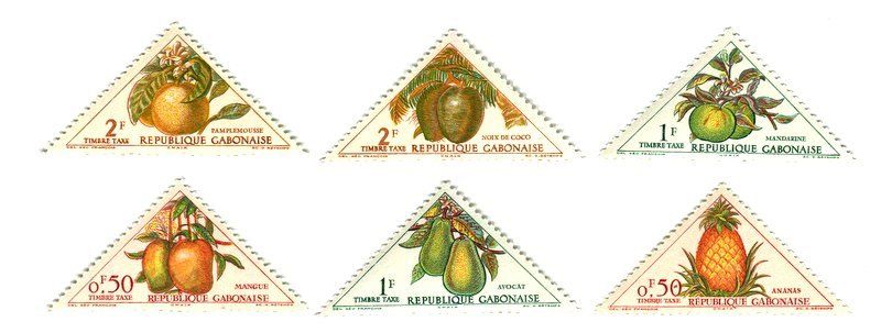 Alle Briefmarken: Briefmarken "Obst". Gabun – Neu und originalverpackt aus Basel von Butsch5