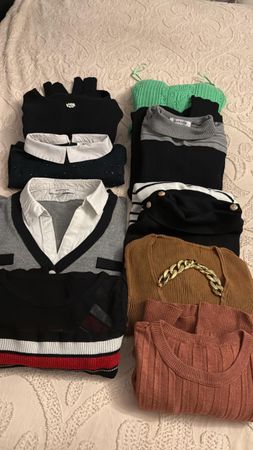 Lot de 8 pulls femme mixte🍂