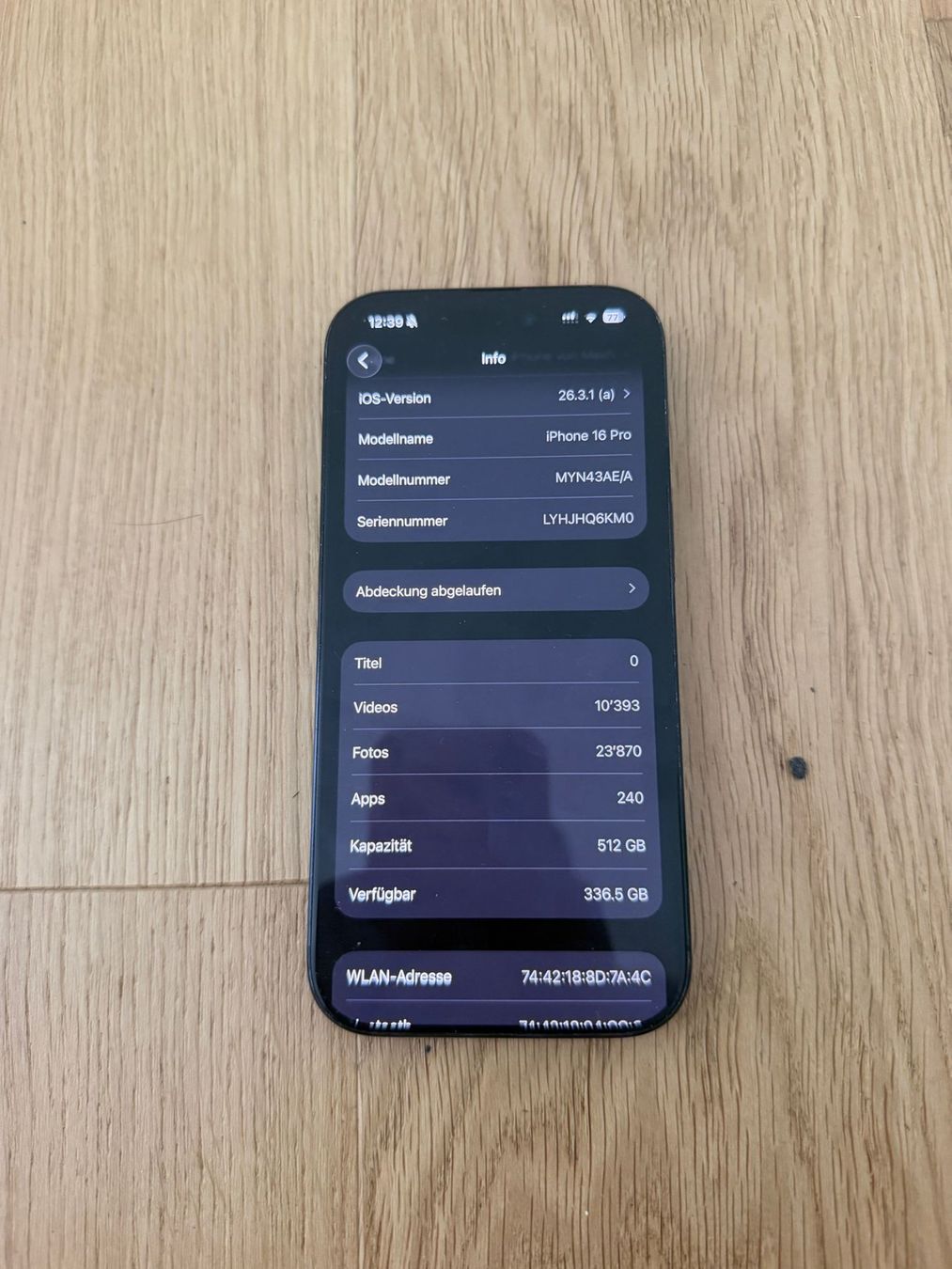 Apple Handys / Smartphones: Iphone 16 Pro 512 GB AB 1.- !!! – Gebraucht aus Samstagern von mel_jq7q 4