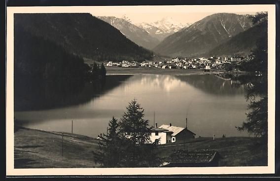 Ansichtskarten: AK Davos, Blick über den See – Gebraucht aus Berlin von bartko-reher