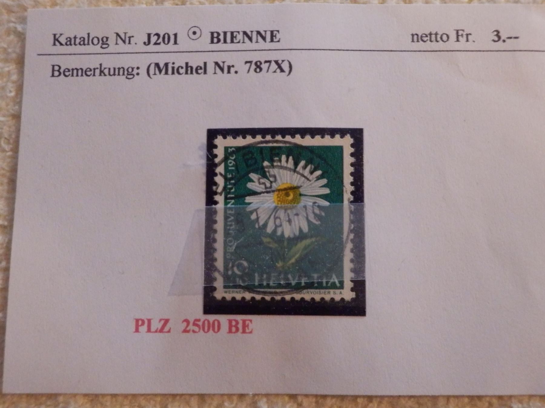Tutti i francobolli: Lot mit 6 Bedarfsbelegen mit Vollstempel – Usato da Ueberstorf venduto da dinbau 1