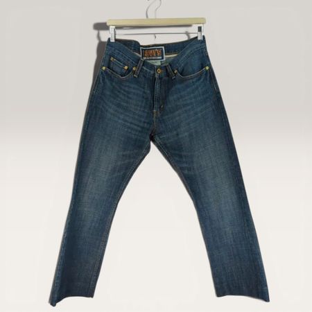 Levi's 514 Jeans W32 L30 Blau - Slim Straight