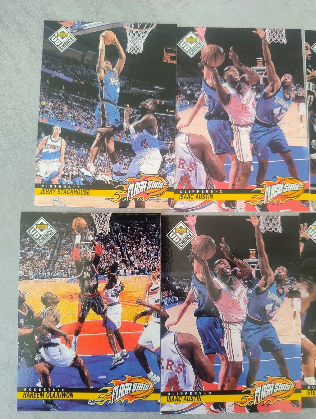 Nba Carte collezionabili: Lot NBA Upper deck 1998 Flash Stats 9 cartes – Nuovo (secondo la descrizione) da Martigny venduto da jul_7s5x 1
