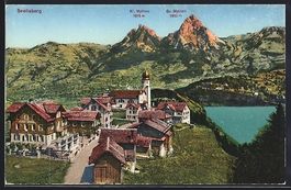 Seelisberg, Ortsansicht mit Blick zum Kl