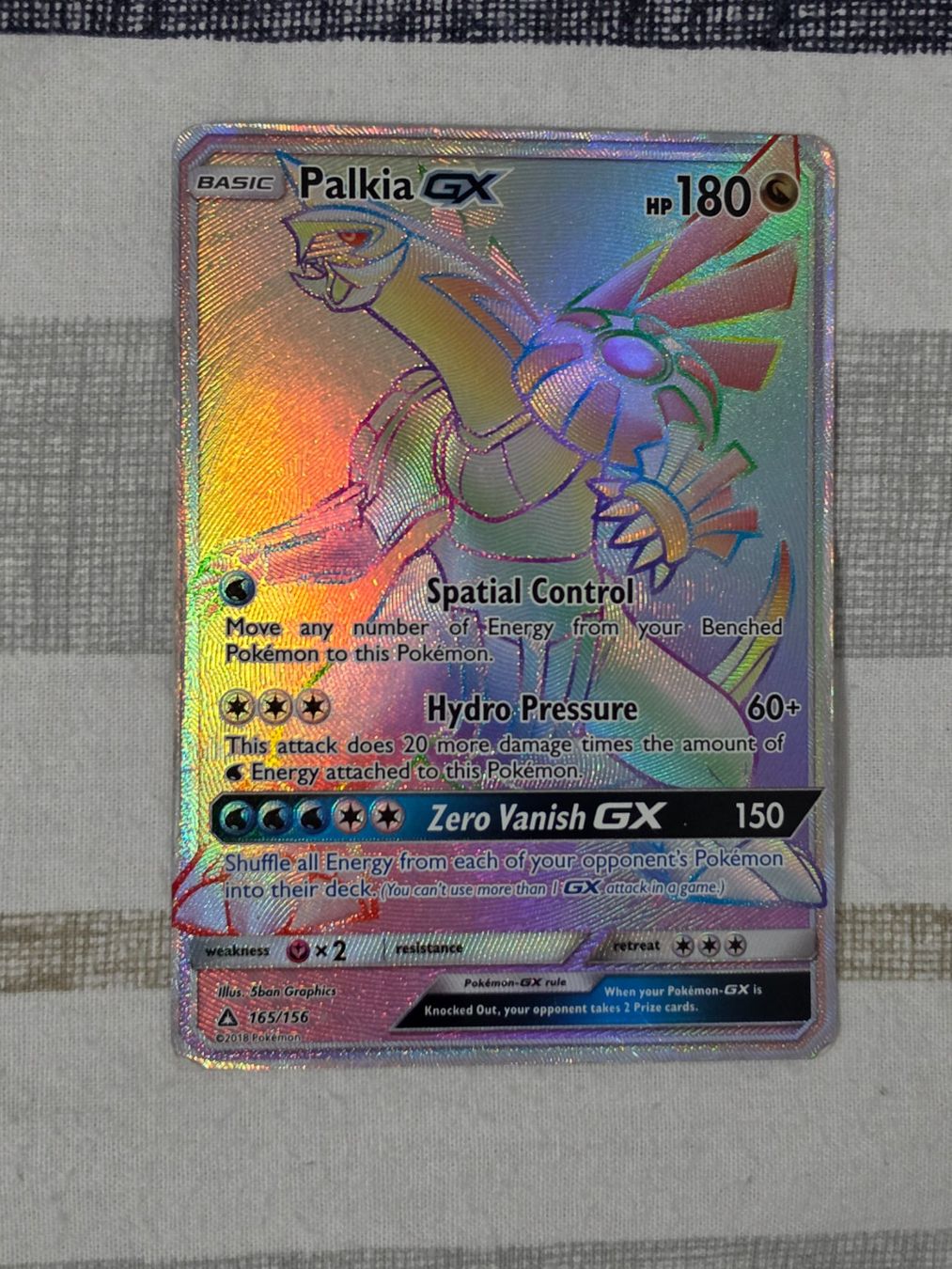 Pokémon Carte collezionabili: Palkia GX 165 – Usato da Binningen venduto da oscark77 2