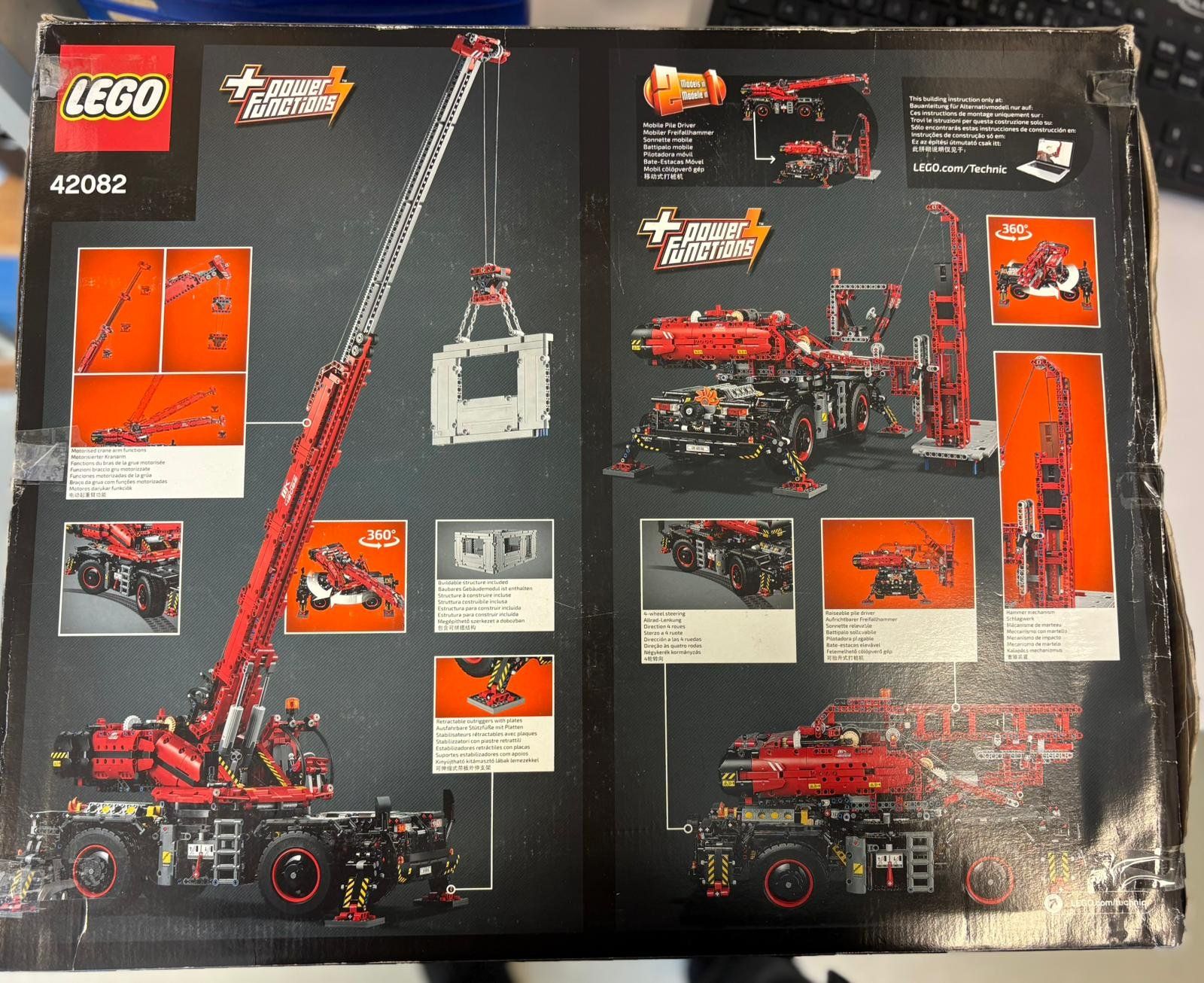 Gru: LEGO Technic 42082 Geländegängiger Kranwagen – Usato da Malans venduto da FeschtlandBrockiLQ 2