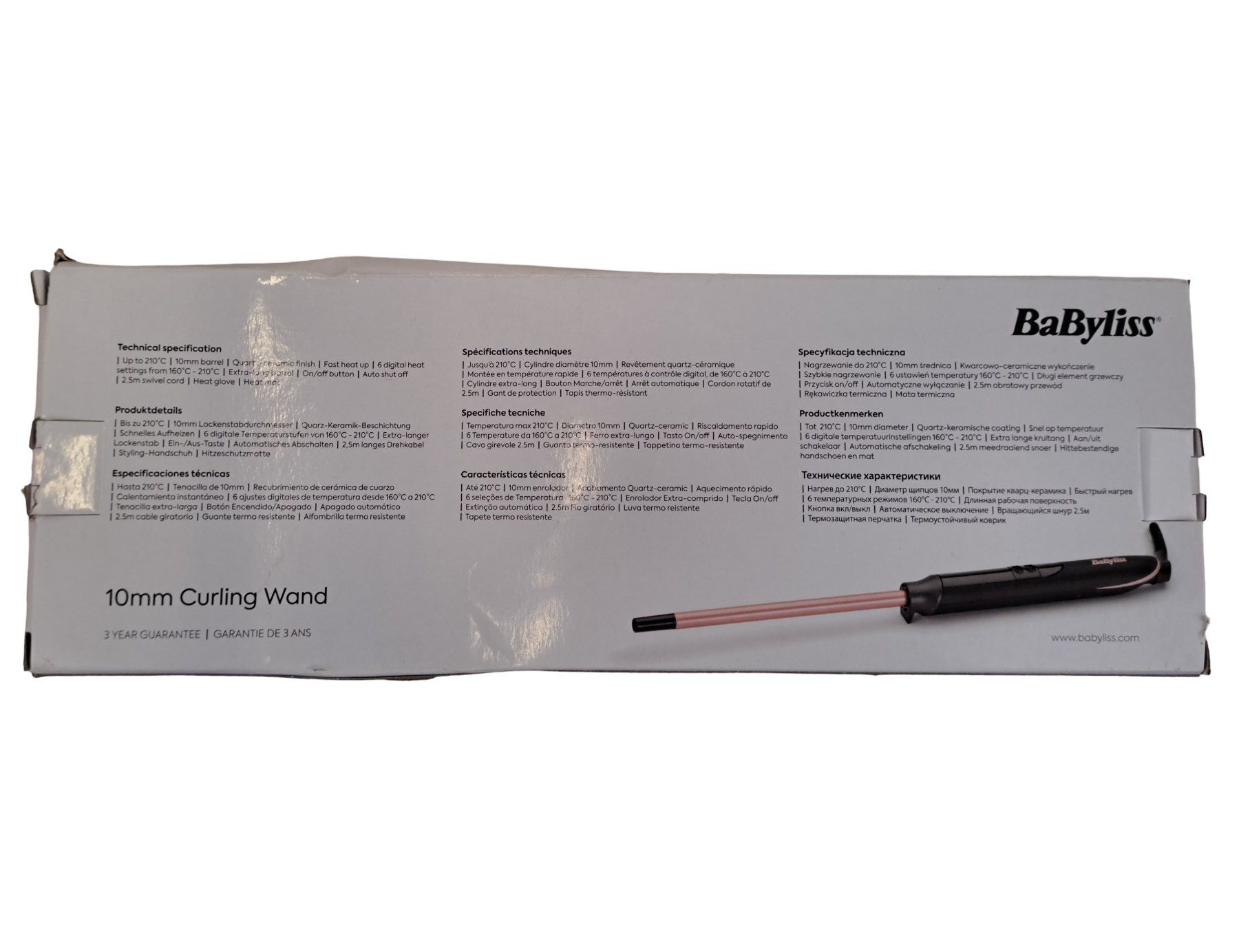 BaByliss Piastre & Arricciacapelli: BABYLISS Lockenstab 10 mm Typ C449E – Nuovo (secondo la descrizione) da Männedorf venduto da Restwert_Maennedorf 4
