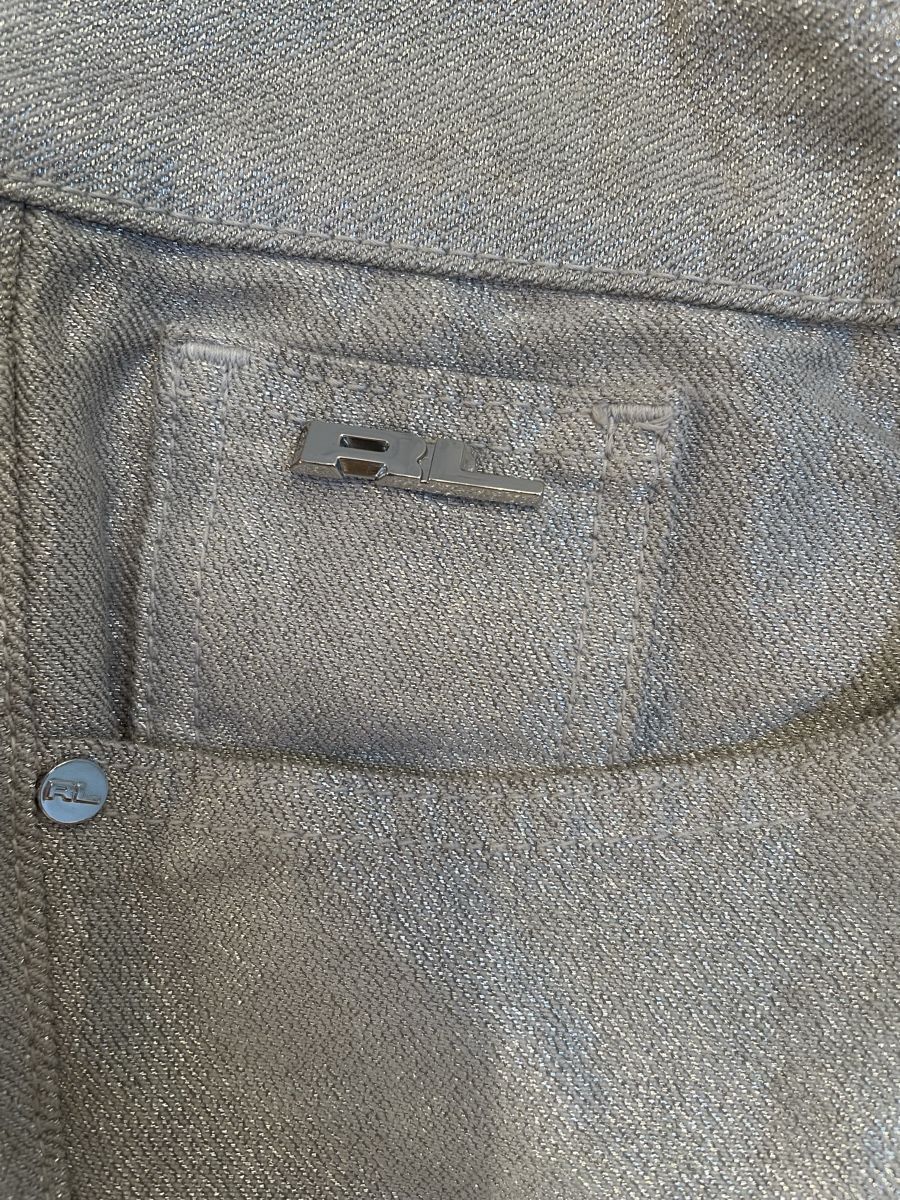 Jeans: Ralph Lauren jeans argentés, taille 40 – Usato da Troinex venduto da nadinebmichaelson 1