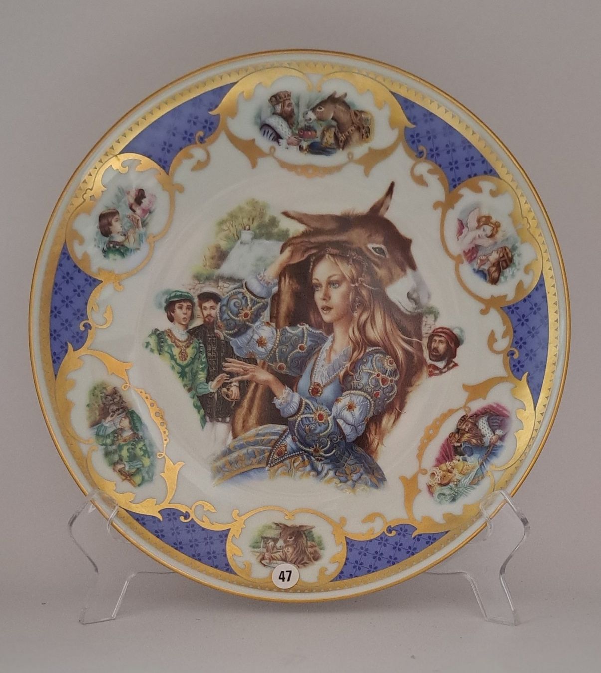 Teller: Seltene Teller von Tégou, Paris, Die schönsten Märchen, 9 T. – Neu (gemäss Beschreibung) aus Sta. Maria V. M. von saira2017 9