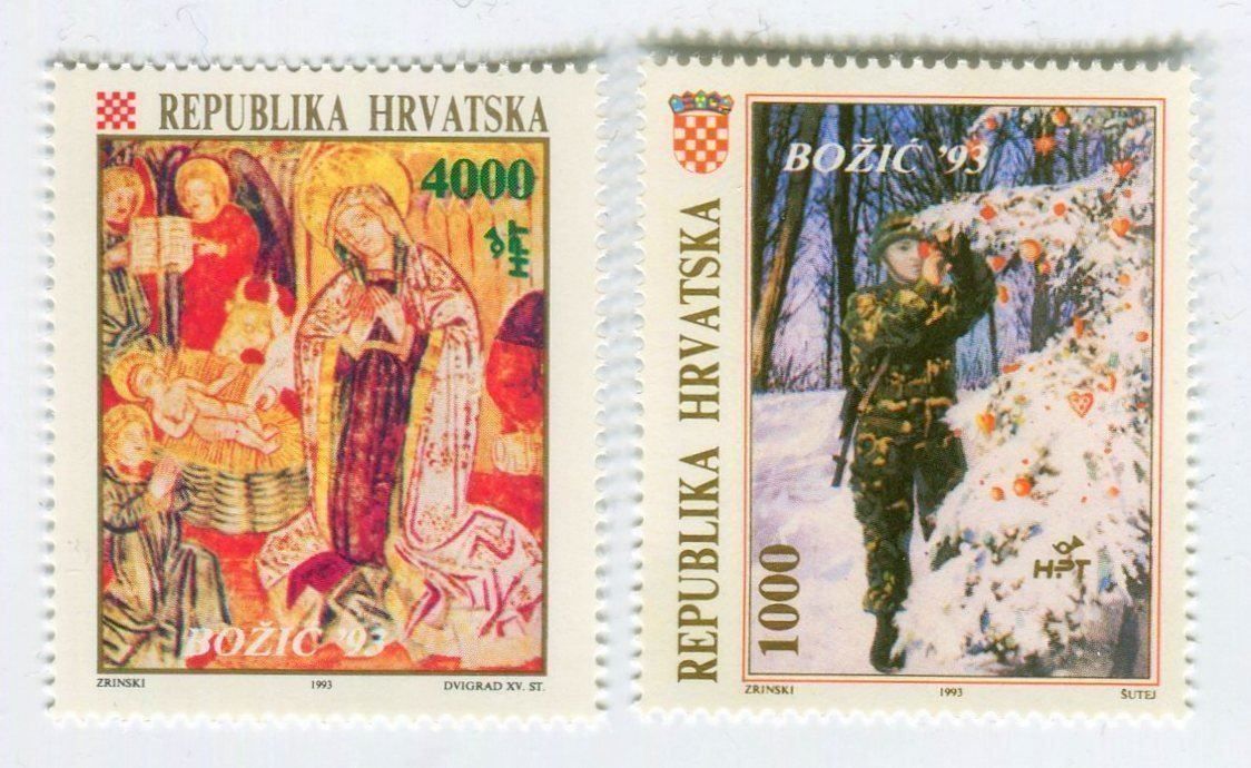 Tutti i francobolli: Briefmarken "Weihnachten". Kroatien. – Nuovo e nell'imballaggio originale da Basel venduto da Butsch5