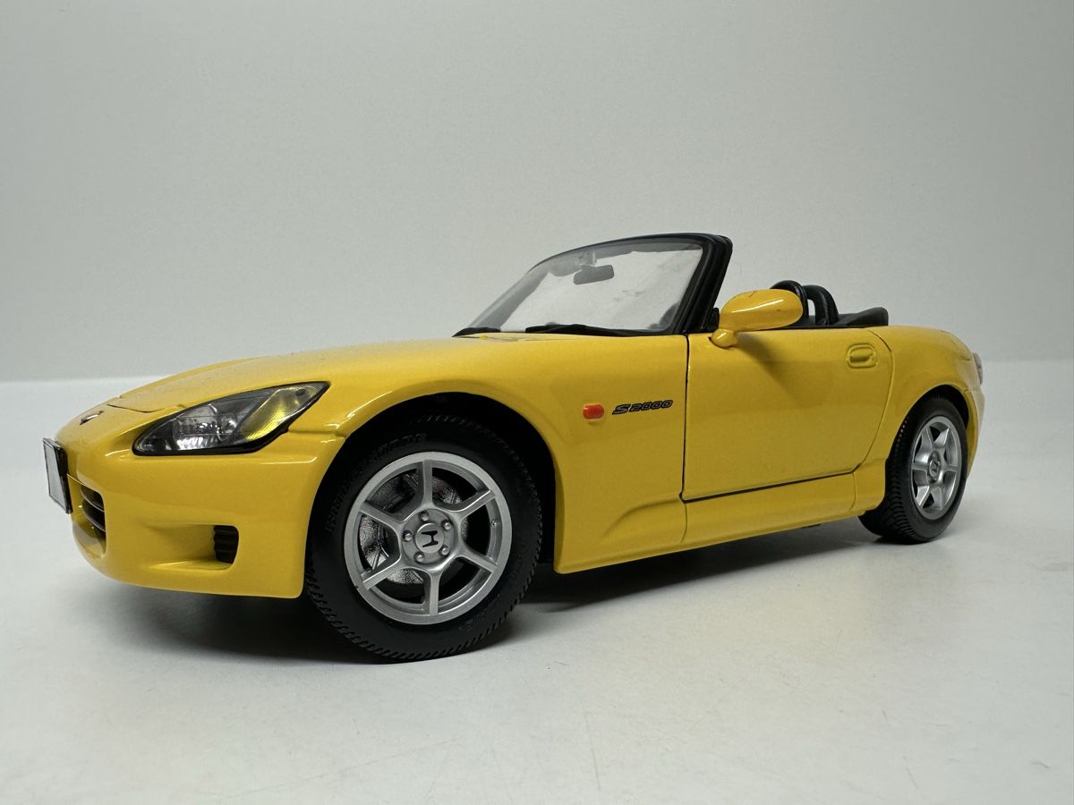 Maisto Modellautos: Honda S2000 1:18, gelb, MAISTO – Gebraucht aus Zofingen von rf9_x2xt