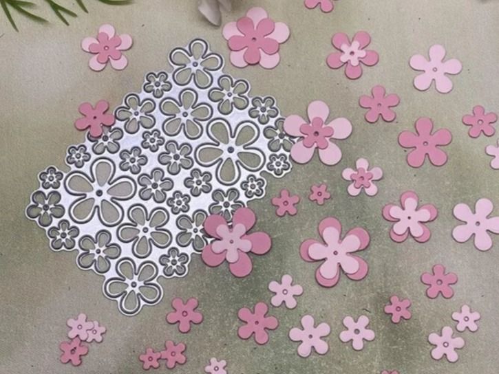 Schablonen: Stanzschablone Nr. 298, Blumen (Sizzix geeignet) – Neu und originalverpackt aus Gretzenbach von Fliegepilz56