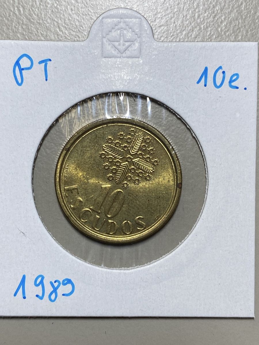 Tutti le monete: Portugal - 10 escudos - 1989 – Usato da Payerne venduto da Mike1682