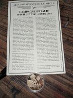 Medaille campagne d'italie 10 juillet 1943 - 4 juin 1944
