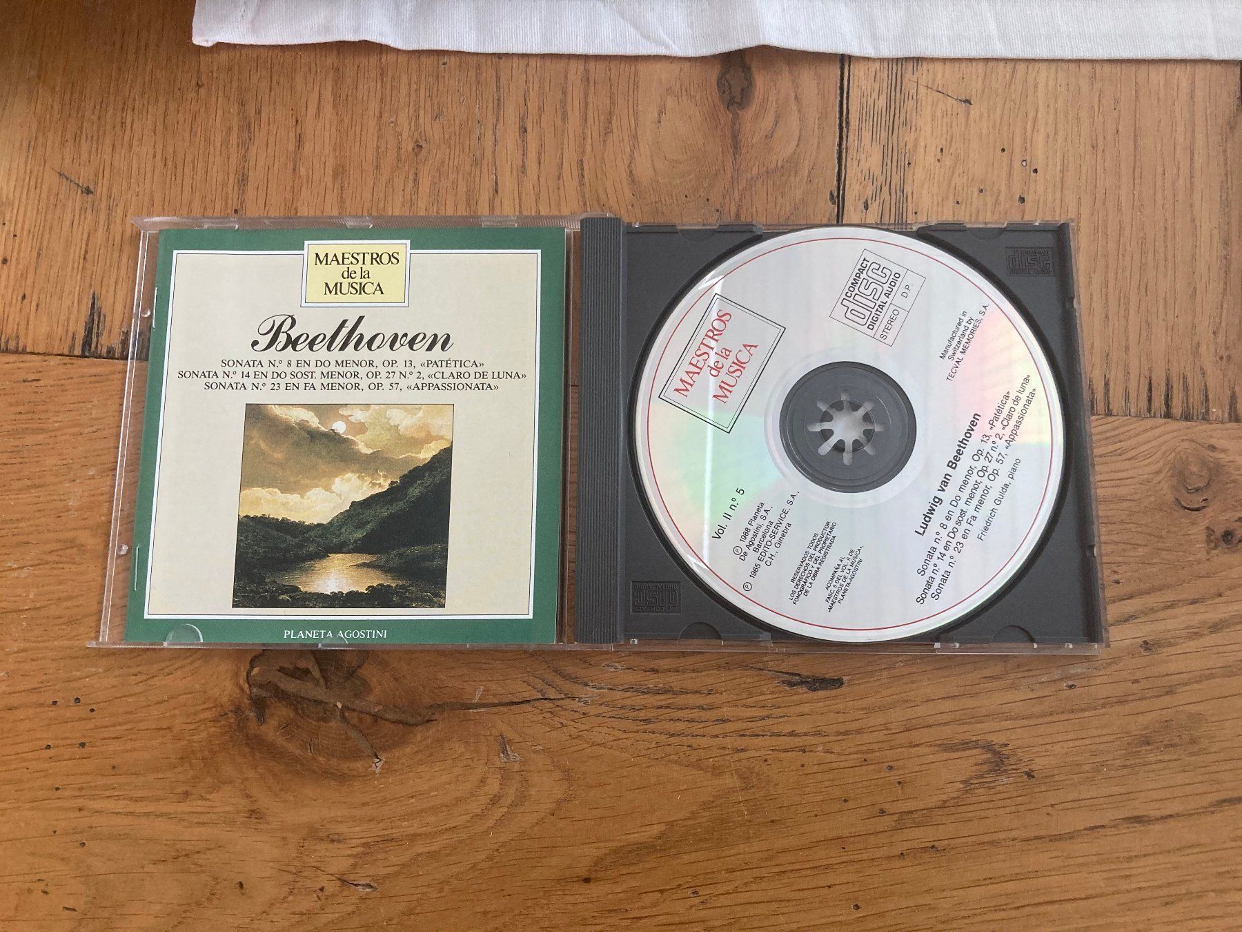 CD: BEETHOVEN Sonata 8, 14, 23 CD Klavier Klassik – Usato da Wiedlisbach venduto da Andrisa