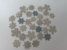 Blumen aus Leder  zum Basteln, div. Farben, Neu! (52)