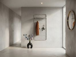 Bertoia Wire Style Chrom Wandgarderobe Hutablage Garderobe
