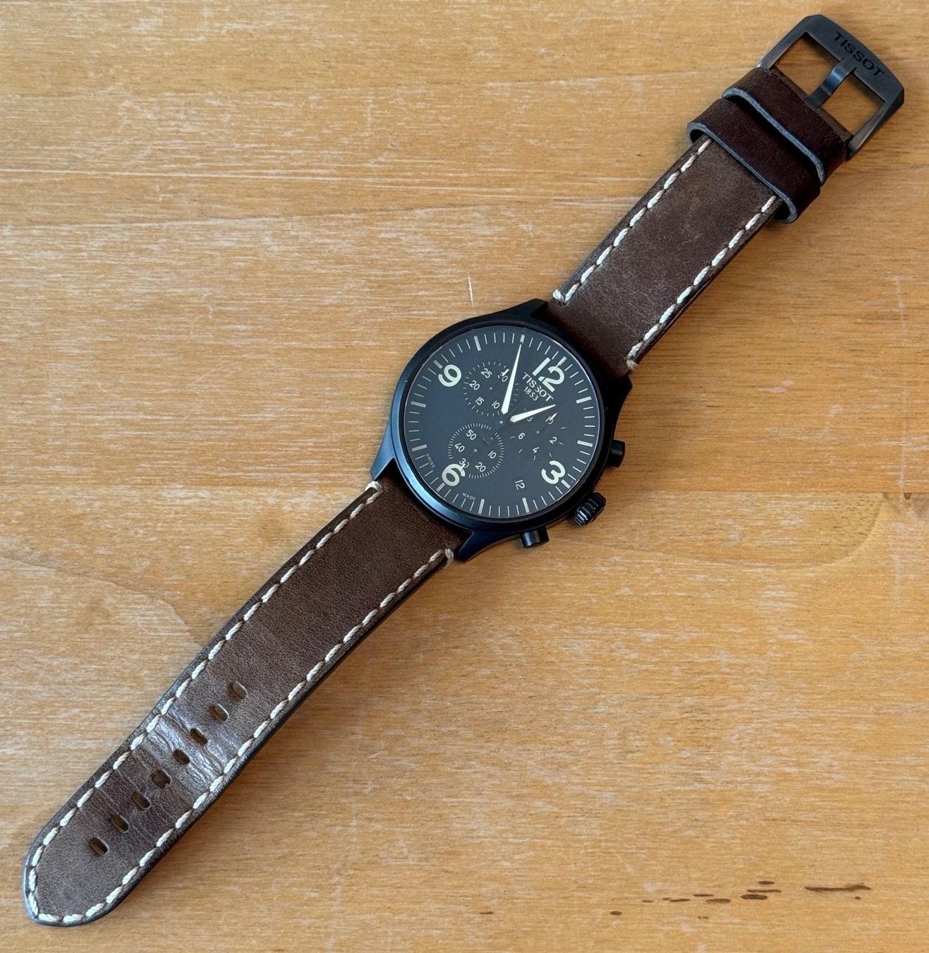 Tissot Orologi: Tissot Chrono XL schwarz/braun – Usato da Zollikon venduto da Mary_80 2