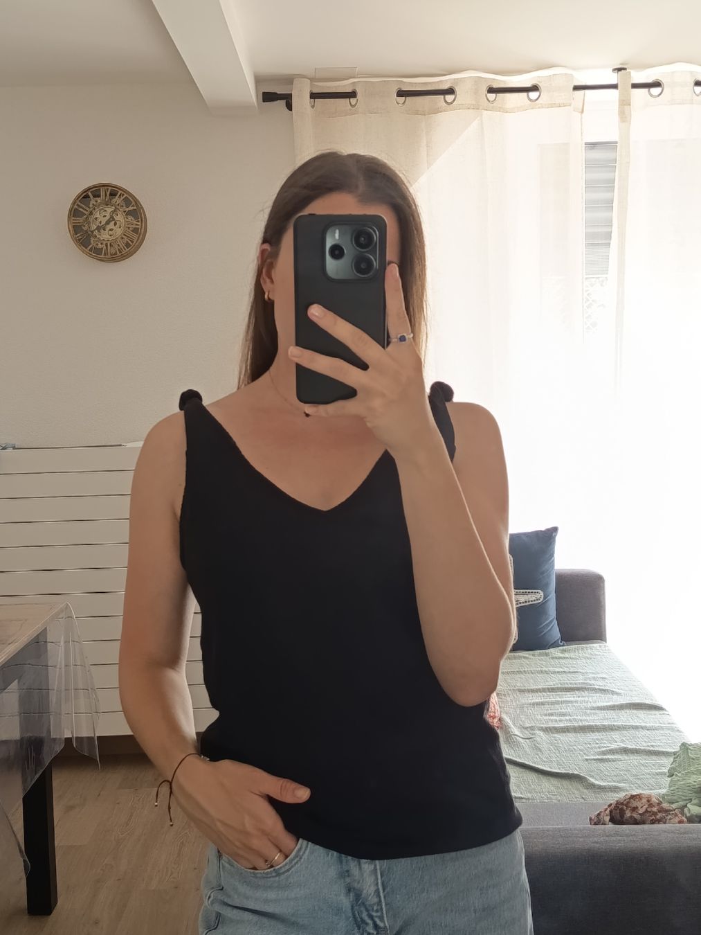 Tops: Débardeur noir – Neu (gemäss Beschreibung) aus Pampigny von d_plltr