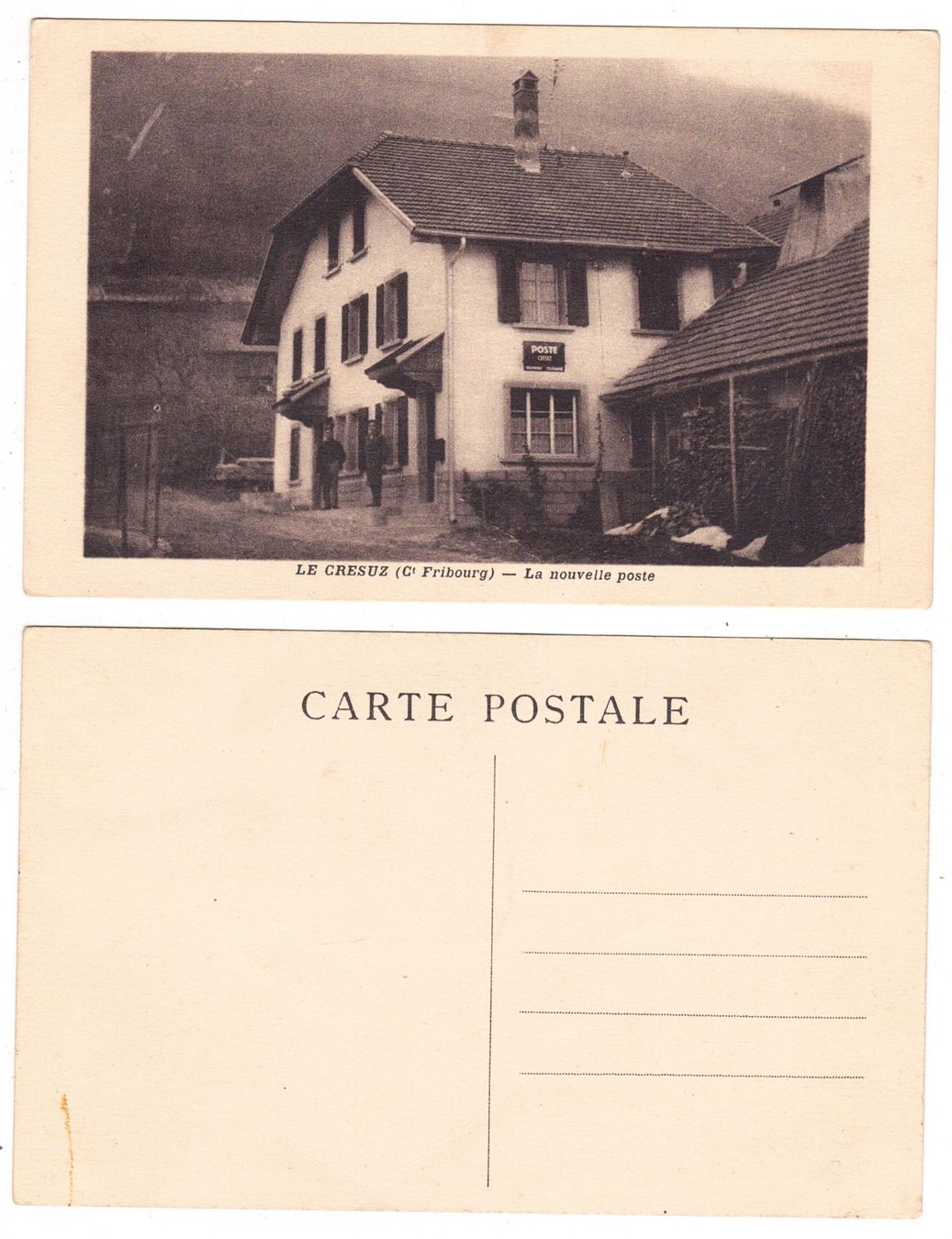 Cartes postales: Crésuz, la nouvelle poste – D'occasion à La Tour-de-Peilz par amjust
