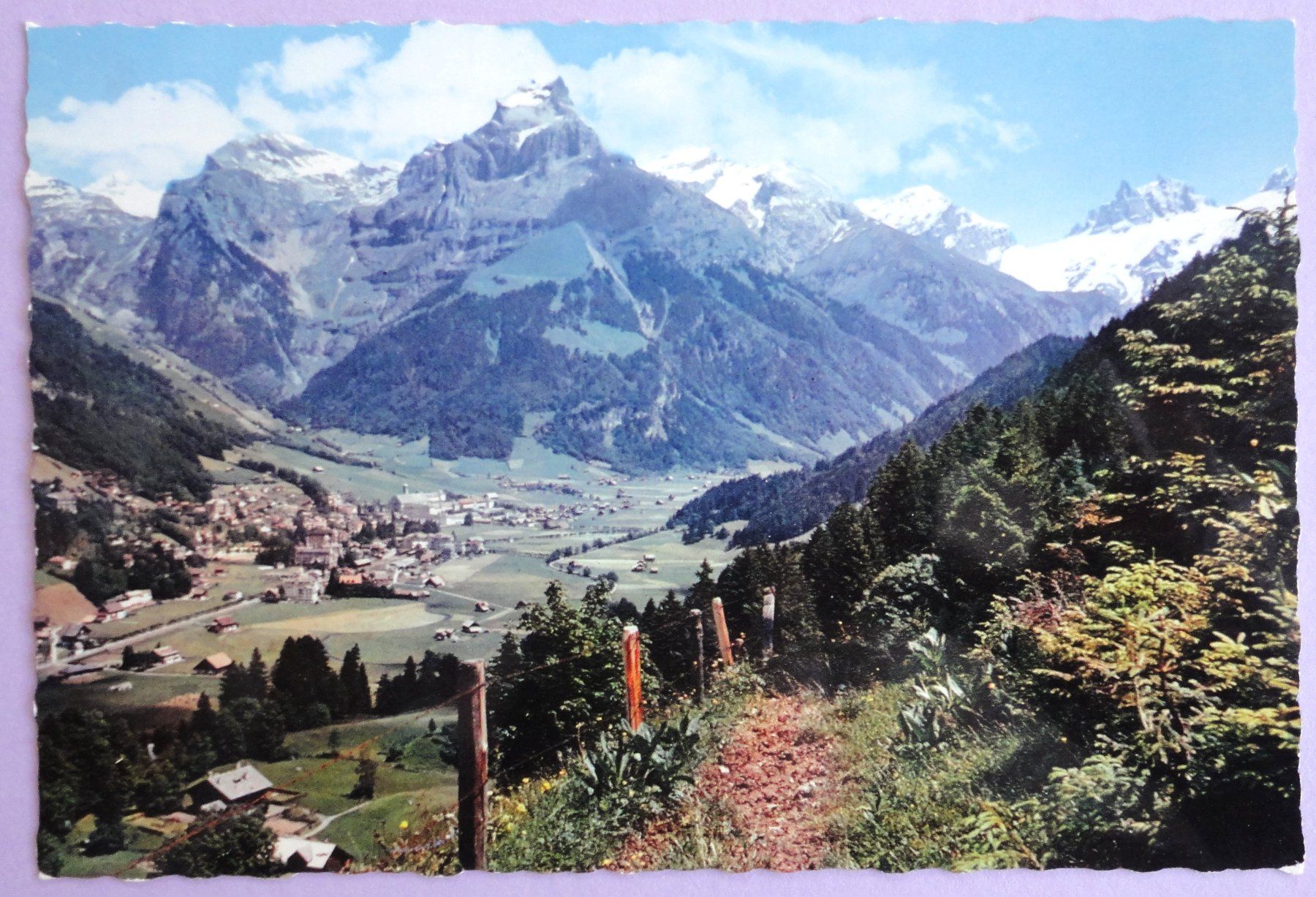 Cartoline postali: Engelberg mit Hahnen – Usato da Fétigny venduto da Billy2miny