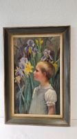Berthe BOUVIER (1868-1936) magnifique peinture à l'huile