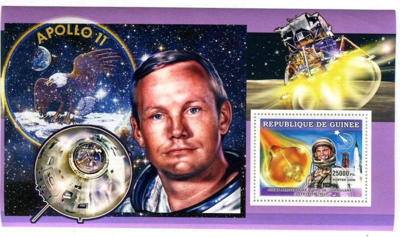 Tous les timbres: Block "Apollo 11". Guinea – Neuf avec emballage d'origine à Basel par Butsch5