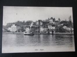 NYON mit Dampfschiff / Gel. 1913 / Ansichtskarte