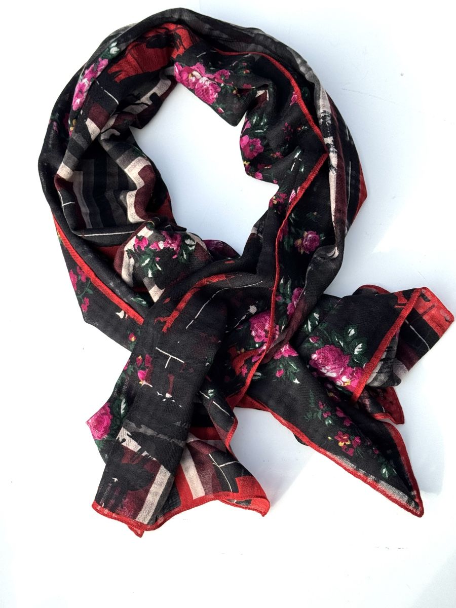 Kenzo Foulards, Tücher & Schals: Kenzo écharpe décor floral – Gebraucht aus Courtaman von sultan16 3