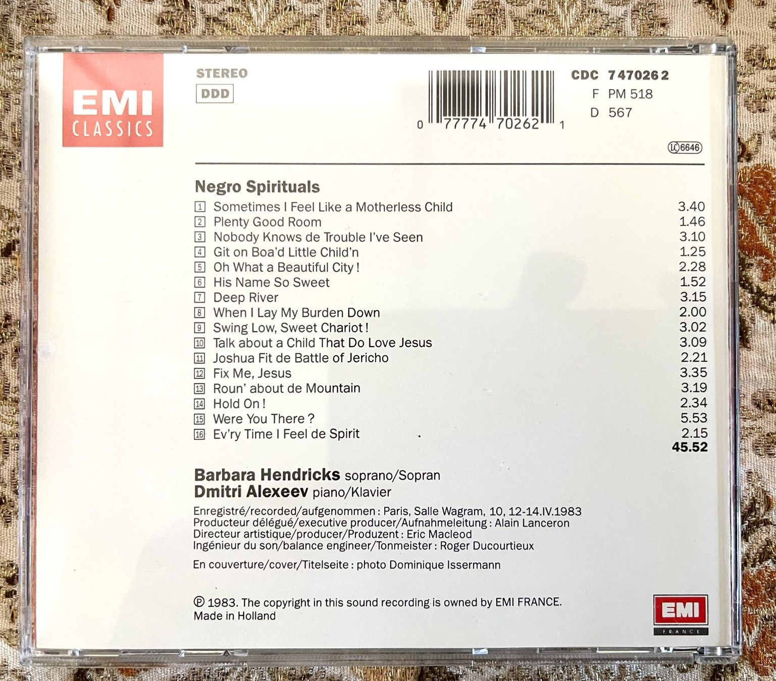 CD: Negro Spirituals CD – Usato da Oftringen venduto da Vucki 1
