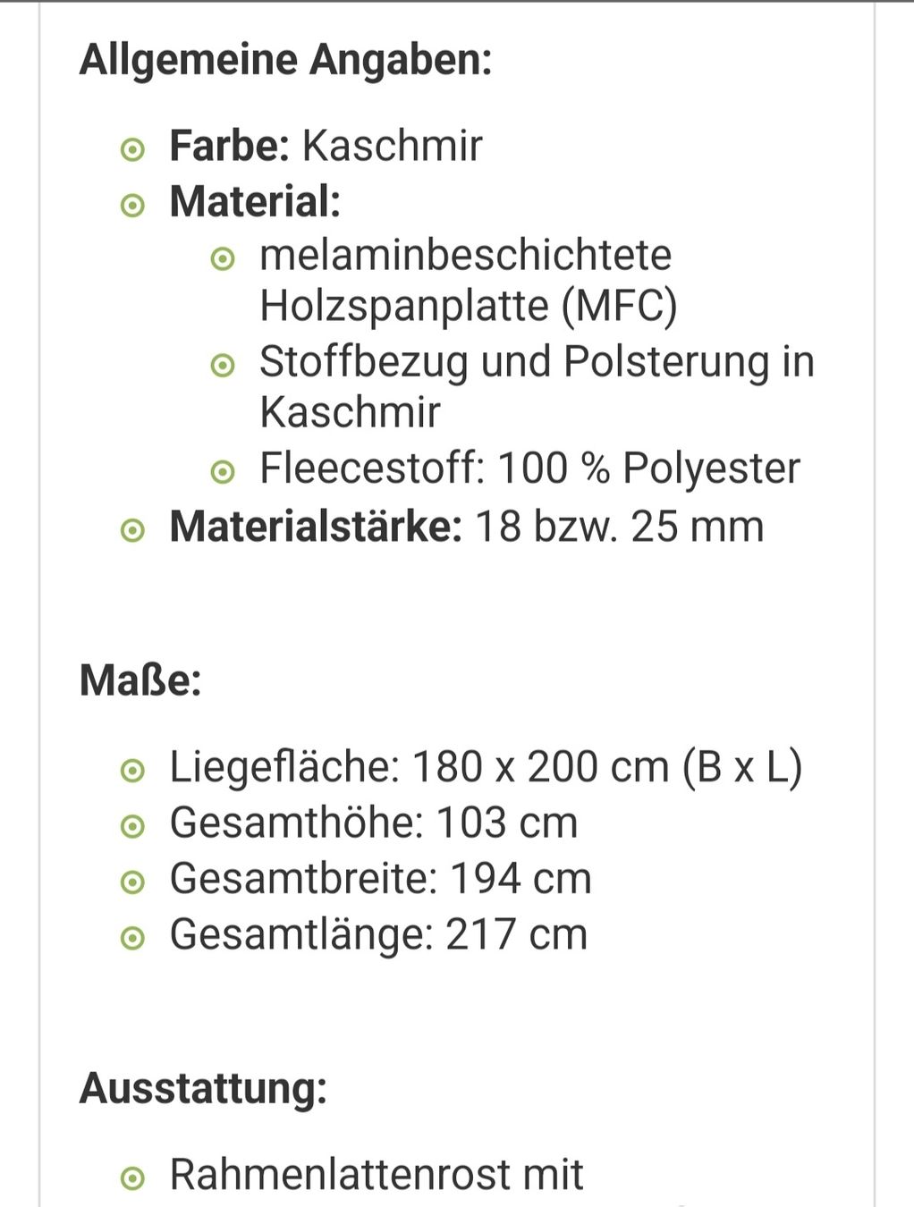 Letti: Bett 180x200 – Usato da Rickenbach SO venduto da S.u.n.s.h.i.n.e.83 8