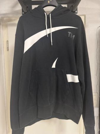 Nike Hoodie L Dunkelblau/Weiss Gebraucht