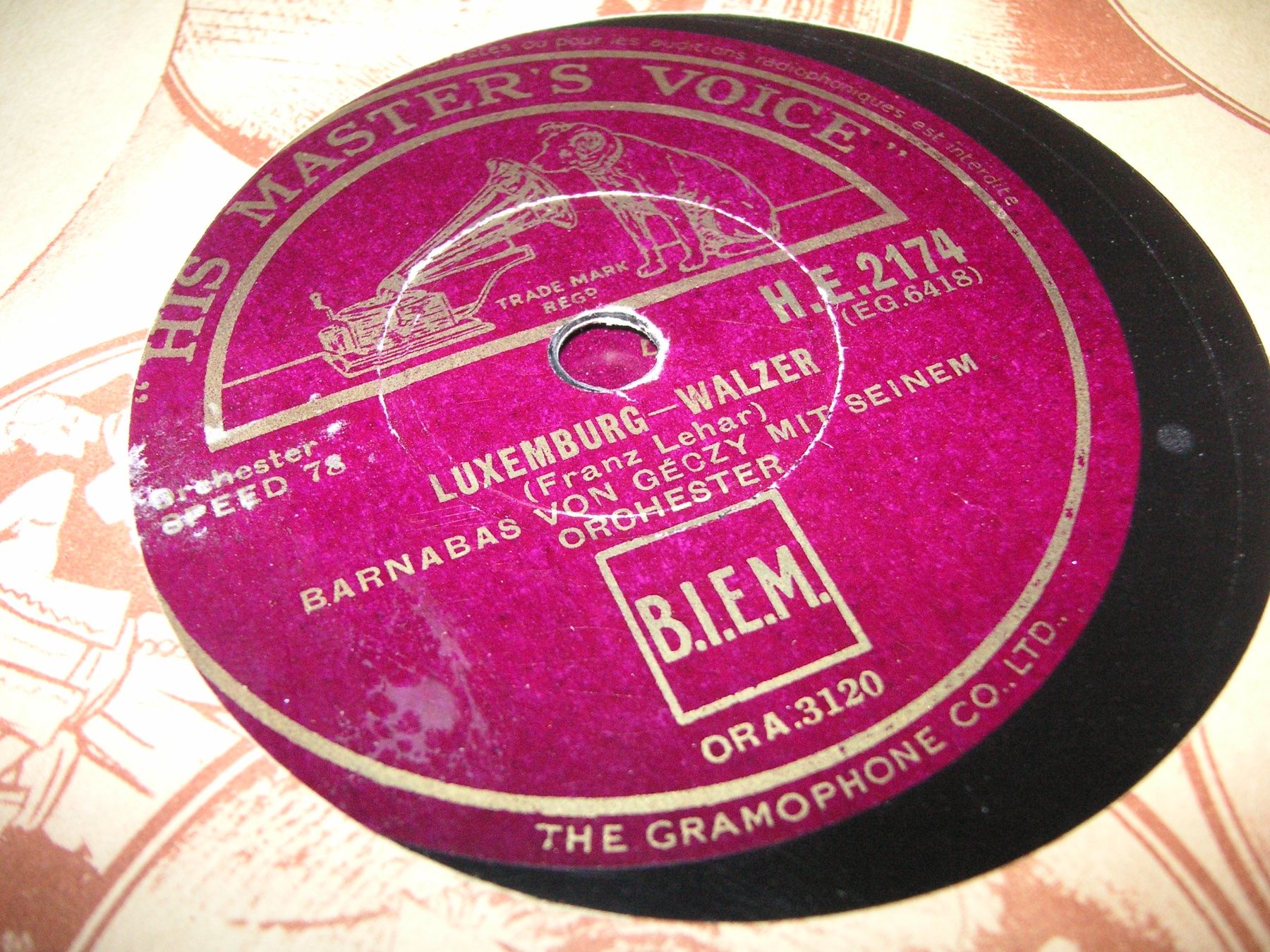 Schallplatten: DISQUES 78 TOURS – Gebraucht aus Lausanne von Leag 5