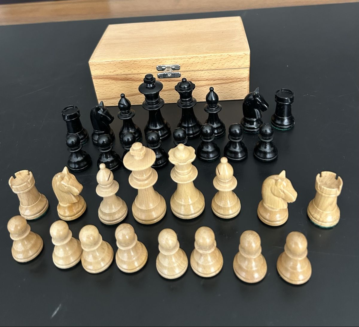 Spiele: Staunton Schachfiguren in Box – Gebraucht aus Zumikon von tuna007