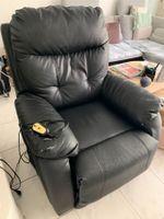 Massagesessel schwarz mit Fernbedienung gebraucht