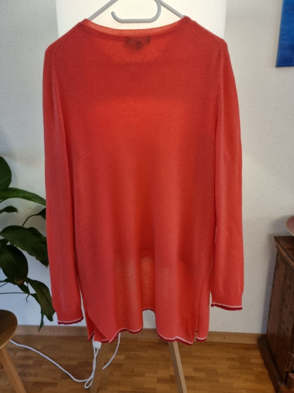 Maglioni & Felpe: Twin set rose orangé Esthème Cachemire – Usato da Veyrier venduto da Leilazizou 2
