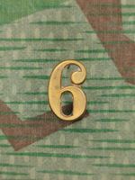 Ord. 1869–1898 Nummer 6 / 9 zu Tschako, Gold, Variante 1