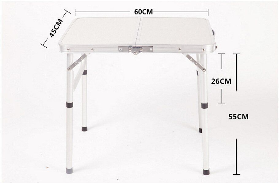 Tavoli: Mini Table camping pliante portable en aluminium et MDF – Nuovo e nell'imballaggio originale da Morges venduto da All4nature 1