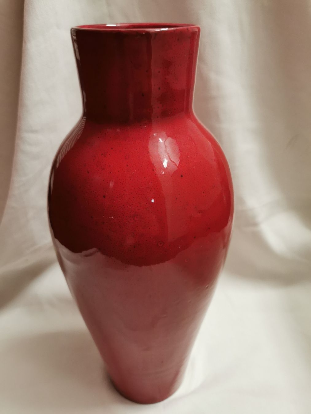 Vasi & Recipienti: Vase Keramik 41 cm. mit Blumen  – Usato da Basel venduto da Treasurehunter 1